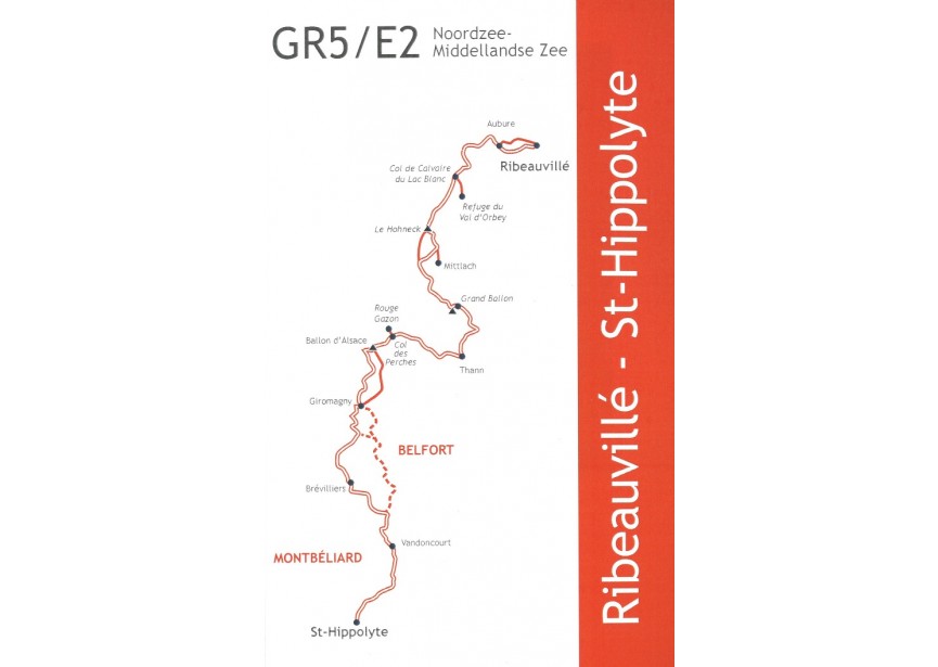 GR5-E2 -  Rbeauville-St-Hippolyte-kaart