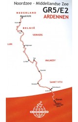 GR5-E2 - deel Ardennen kaart