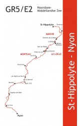 GR5-E2 - St-Hippolyte-Nyon kaart